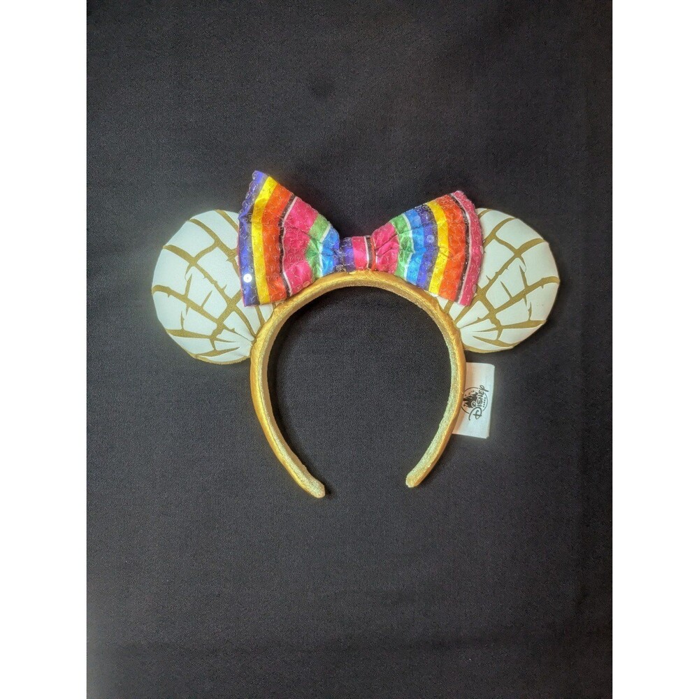 Disney Parks Mexican Concha Pan Dulce Minnie Mouse Ear Headband